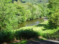 P2011DSC00367	The River Falloch at Inverarnan.