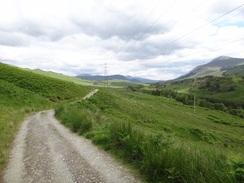 P2011DSC00399	Following the military road northeastwards towards Crianlarich.