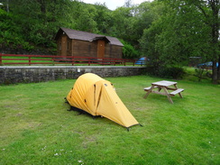 P2011DSC00458	My tent at the Tyndrum campsite.