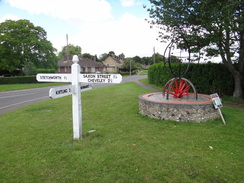 P2011DSC01055	A road sign in Little Ditton.