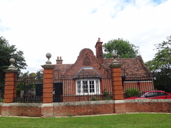 P2011DSC01061	An entrance to a stud farm.