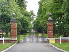 P2011DSC01063	An entrance to a stud farm.