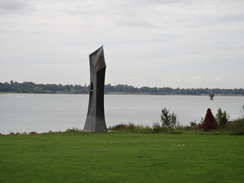 P2011DSC01142	A sculpture beside Rutland Water.