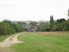 P2011DSC01201	Descending down into Ketton.