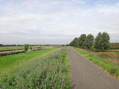 P2011DSC01510	The cycle path heading east from Fitzwilliam Bridge.