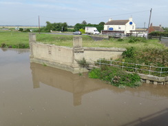 P2011DSC01536	The abutments of an old bridge,