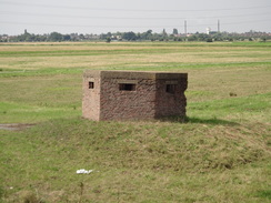 P2011DSC01538	A pillbox beside the river.