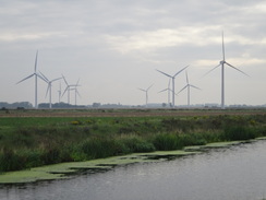 P2011DSC01731	The wind farm on the other side of the river.
