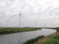 P2011DSC01738	The wind farm on the other side of the river.