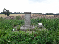 P2011DSC02426	A memorial beside the A11(T).