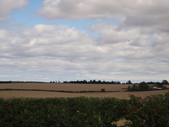 P2011DSC02891	Looking out over the site of Ludford Magna airfield.