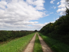 P2011DSC02898	Heading east along the track from Girsby Top.