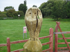 P2011DSC02975	A carving in Market Rasen.