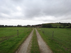 P2011DSC03021	The track heading north out of Walesby.