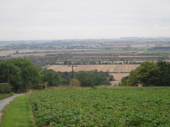 P2011DSC03194	The descent down towards Horkstow.