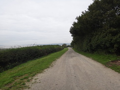 P2011DSC03207	Following the track north towards South Ferriby.