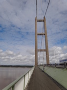 P2011DSC03278	Crossing the Humber Bridge.