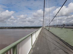 P2011DSC03283	Crossing the Humber Bridge.