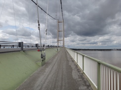 P2011DSC03329	Crossing the Humber Bridge.