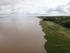 P2011DSC03332	The view east from the Humber Bridge.