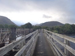 P2011DSC03389	The Soldiers Bridge crossing the Lochy.