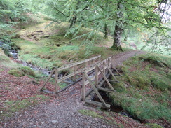 P2011DSC03486	A footbridge on the path along the foreshore.