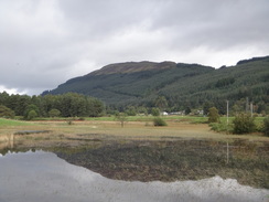 P2011DSC03556	Flooded ground near Laggan Locks.