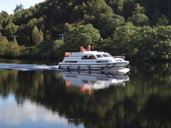 P2011DSC03694	A cruiser on the canal.