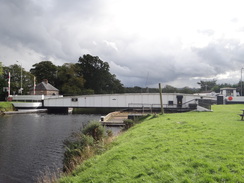 P2011DSC04150	A swing bridge over the Caledonian Canal in Inverness.