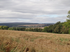 P2011DSC04459	A view over fields at Ordiquish.