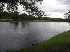 P2011DSC04540	The River Spey in Aberlour.