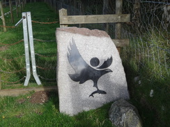 P2011DSC04597	The stone marking the boundary of the natoinal park.