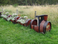 P2011DSC04714	A modle whisky train at Carron.