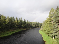 P2011DSC04719	The Spey viewed from the Bridge of Carron.