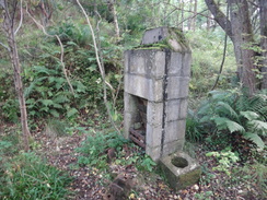 P2011DSC04738	The remains of an old platelayer's hut.