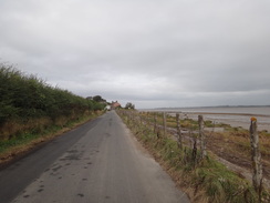 P2011DSC05022	Following the road east from Bowness-on-Solway.