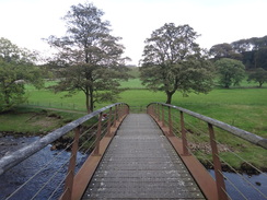 P2011DSC05315	The River Irthing Footbridge.