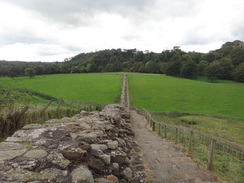 P2011DSC05328	Looking back towards the Roman Bridge over the River Irthing.