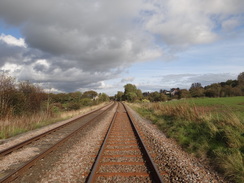 P2011DSC05337	The railway line in Gilsland.