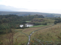 P2011DSC05383	Looking down over Walltown Quarry.