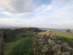 P2011DSC05397	A view west from Walltown Crags.