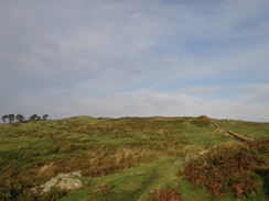 P2011DSC05415	Following the path toward Cockmount Hill.