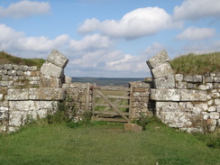 P2011DSC05561	An arched doorway at Milecastle 37.