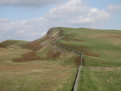 P2011DSC05583	Following the path northeast from Housesteads.