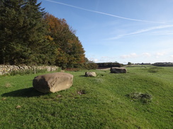 P2011DSC05738	Boulders at the top of Downhill Quarry.