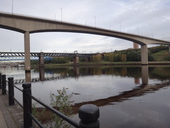 P2011DSC05870	The bridge carrying the A189 over the river.