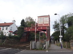 P2011DSC05886	The signal box at Wylam station.