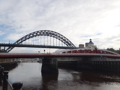 P2011DSC05935	The Swing and Tyne Bridges.