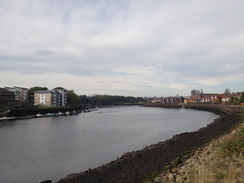 P2011DSC05997	Following the river downstream from St Peter's Marina.