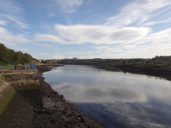 P2011DSC06008	The Tyne beside the Walker Riverside Park.